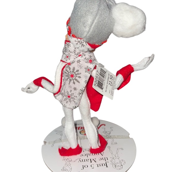 ANNALEE 9” Silver Snowflake Elf 2017 New With Tags Christmas Collectibles - Picture 3 of 4